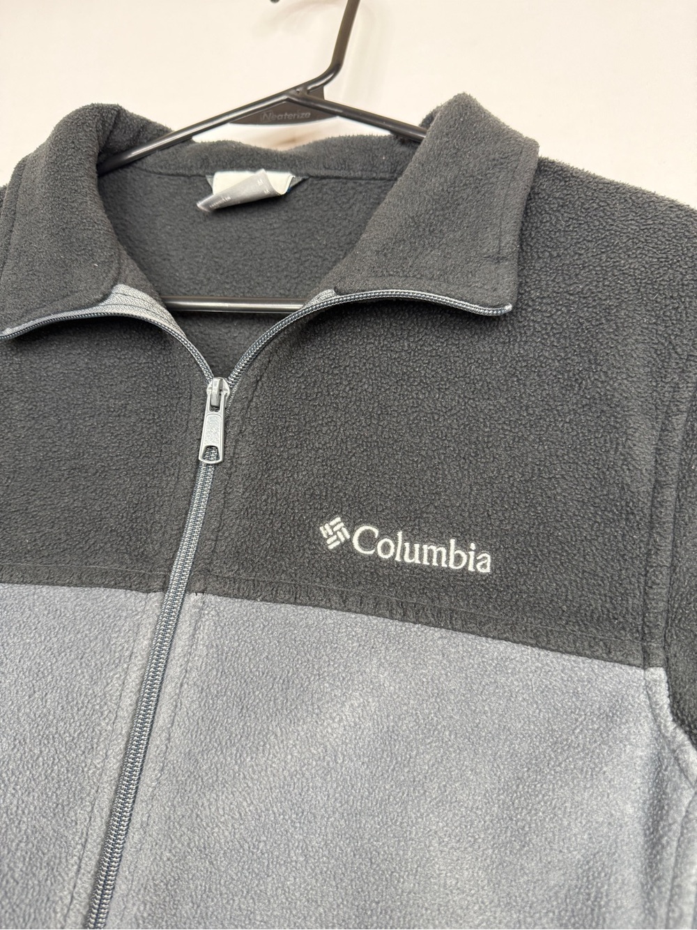Columbia Men's Two-Tone Gray Full-Zip Fleece Jacket